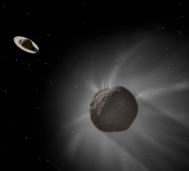 Illustration for article titled The strangest asteroid that astronomers had ever seen